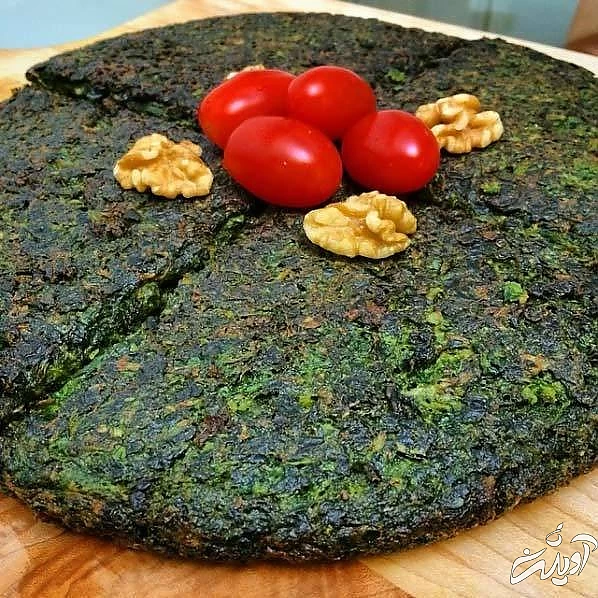 کوکو سبزی با سبزی خشک